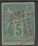 #65# COLONIES GENERALES N° 31 Oblitéré Losange De Points Rouges (Réunion) - Sage