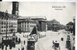 ALLEMAGNE - KARLSRUHE   I/B.   Marktplatz - Karlsruhe