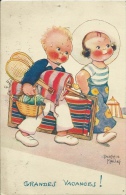 Illustratrice Baéatrice Mallet - Grandes Vacances - 1935 ( Voir Verso ) - Mallet, B.