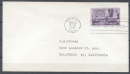 United States 1948 California Gold Centennial, FDC K.240 - 1941-1950