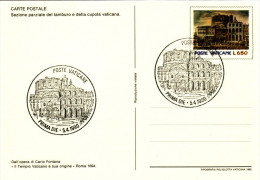 COMMEMORATIVI  /   Card _ Cartolina Da Lire 650 - Lettres & Documents