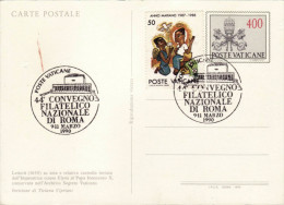 COMMEMORATIVI  /   Card _ Cartolina Da Lire 400 + 50 - Storia Postale