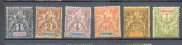 DS 81 - YT 38 * CC -39* -40* CC-47* CC (une Dent Courte Bas Gauche) - 49* CC - 50 (*) - Unused Stamps