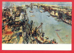 145304 / Austria Germany Switzerland Art  Oskar (Oscar) Kokoschka - LONDON. TOWER BRIDGE Towerbridge  -  Russia Russie - Kokoschka