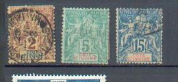 Codi 371 - YT 2-4-6 Obli - Used Stamps