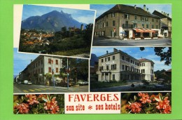 74 FAVERGES 1978 SON SITE SES HOTELS  MULTIVUES  HOTEL DES ALPES HOTEL DU PARC HOTEL DU CENTRE - Faverges