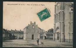 BALLANCOURT - Place De La Mairie Et L'Église (animation) - Ballancourt Sur Essonne