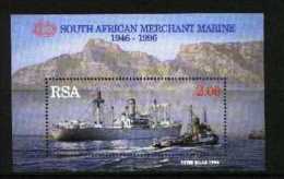 SOUTH AFRICA, 1996, Mint Never Hinged Block, Nr. 45, Merchant Marine, F3830 - Blokken & Velletjes