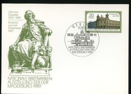 DDR P103 Postkarte OTTO VON GUERICKE Sost. 1989 Kat. 3,50 € - Postcards - Used