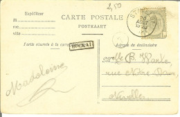 CP De SART-LEZ-SPA " La Hoëgne Fa Du Diable " Griffe De HOCKAI - Linear Postmarks