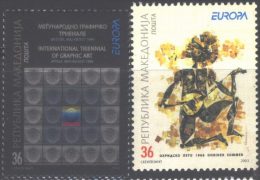 MACEDONIA - MAKEDONIA - EUROPA - GRAPHIC  ART - **MNH - 2003 - Grabados