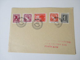 Österreich 1933 Wipa 1933 1. Juli Wien Sezession. Briefmarken / Private Drucke Auf Einer Karte! - Gebraucht
