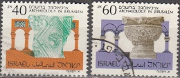 Israel 1988 Michel 1111Y - 1112YI O Cote (2007) 5.50 Euro Archéologie Cachet Rond - Gebraucht (ohne Tabs)