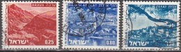 Israel 1974 Michel 623X - 625X O Cote (2007) 1.75 Euro Tourisme Paysages Cachet Rond - Usados (sin Tab)