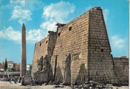 BF17735  Egypt Luxor Obelisk And Pylans Of Ramses II Front/back Image - Luxor