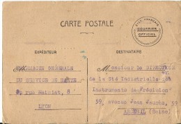 ENTIER "ETAT FRANCAIS COURRIER OFFICIEL "1942 - Autres & Non Classés