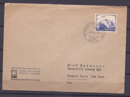 Switzerland1947: Michel387 On Cover To US - Sonstige & Ohne Zuordnung