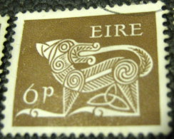 Ireland 1968 Stylised Dog 6p - Used - Usati