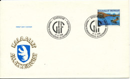 Greenland FDC 17-4-1986 Athletic Association With Cachet - FDC