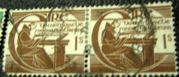 Ireland 1944 The 300th Anniversary Of The Death Of Michael O Clerighs 1s X2 - Used - Oblitérés