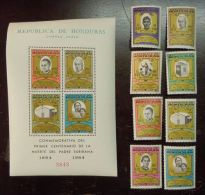 Honduras 1965 Pater Subirama, Set+perf.sheet, High Values, MNH AL.077 - Honduras