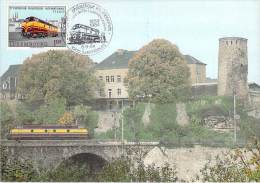 LUXEMBOURG  CARTE PHILATELIQUE     NUM-YVERT 686 TRAIN CHEMIN DE FER - Maximumkarten