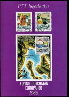 Yugoslavia 1986: European Flying Dutchman Class Championships. Official Commemorative Flyer - Lettres & Documents