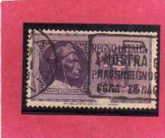 ITALIA REGNO ITALY KINGDOM 1933 POSTA PNEUMATICA EFFIGIE DANTE ALIGHIERI EFFIGY CENT. 15 USED USATO - Rohrpost