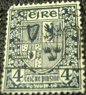 Ireland 1922 Celtic Harp 4p - Used - Gebraucht