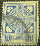 Ireland 1922 Celtic Cross 3p - Used - Gebraucht