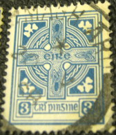 Ireland 1940 Celtic Cross 3p - Used - Gebraucht