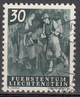 Liechtenstein    Scott No    252     Used      Year  1951 - Gebraucht