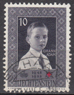 Liechtenstein    Scott No    293     Used      Year  1955 - Gebraucht