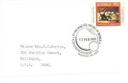 (567) Australia Cover With Special Postmarks - Women Bowl Championship - Briefe U. Dokumente