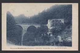 DF / 43 HAUTE-LOIRE / ENVIRONS DE MONTFAUCON / LE PONT DE LA VACHE / CIRCULÉE EN 1933 - Montfaucon En Velay