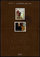 Yugoslavia 1978; 400th Death Anniv Of Julije Klovic.  Official Commemorative Flyer - Cartas & Documentos