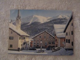 Svizzera - Zuoz - Hotel Crush Alva - Alberghi Ristoranti - Paesaggio Con Neve Animata - Zuoz