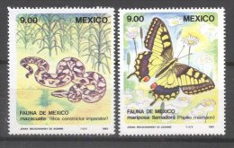 Argentina 1983 Butterflies, Snakes, MNH E.061 - Ungebraucht