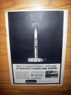 Reclame Uit Oud Tijdschrift 1964 - Briquet Ronson "extra Plat" - Aansteker - Objets Publicitaires