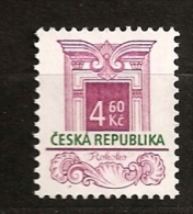 République Tchèque 1997 N° 137 ** Courant, Style Architectural, Architecture, Fenêtre Rococo - Unused Stamps