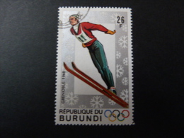 "BURUNDI " J.O. GRENOBLE 68 - - Saut à Ski - - Hiver 1968: Grenoble