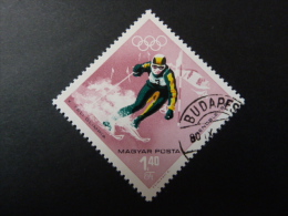 "HONGRIE " J.O. GRENOBLE 68 - - Ski Alpin / Slalom - - Hiver 1968: Grenoble
