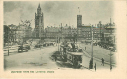 Royaume-Uni - Angleterre - Lancashire - Liverpool From The Landing Stage - Chemins De Fer - Tramways - Tramway - état - Liverpool