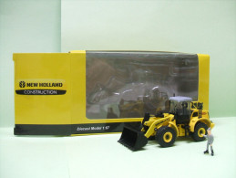 CHARGEUR à BENNE Sur PNEUS - Engin Chantier TP / BTP - HO 1/87 New Holland W190B Neuf En BO - Trucks, Buses & Construction