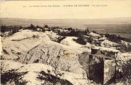 CPA - La Grande Guerre (ses Ruines). PLATEAU DE CRAONNE - 2 Scans - Craonne