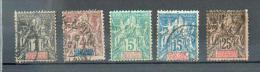 GUAD 393 - YT 27-29-30-32-34 Obli - Used Stamps