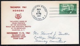 United States 1961 Masonic Cover - Hamilton NY K.268 - Vrijmetselarij