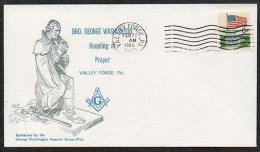 United States 1968 Masonic Cover - GW's Birthday Valley Forge PA K.276 - Vrijmetselarij