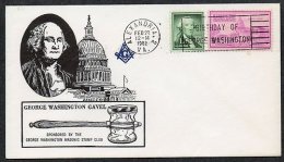 United States 1972 Masonic Cover - Alexandria VA GW's Birthday K.285 - Vrijmetselarij