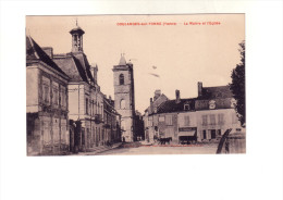 COULANGES SUR YONNE      LA MAIRIE ET L EGLISE - Coulanges Sur Yonne